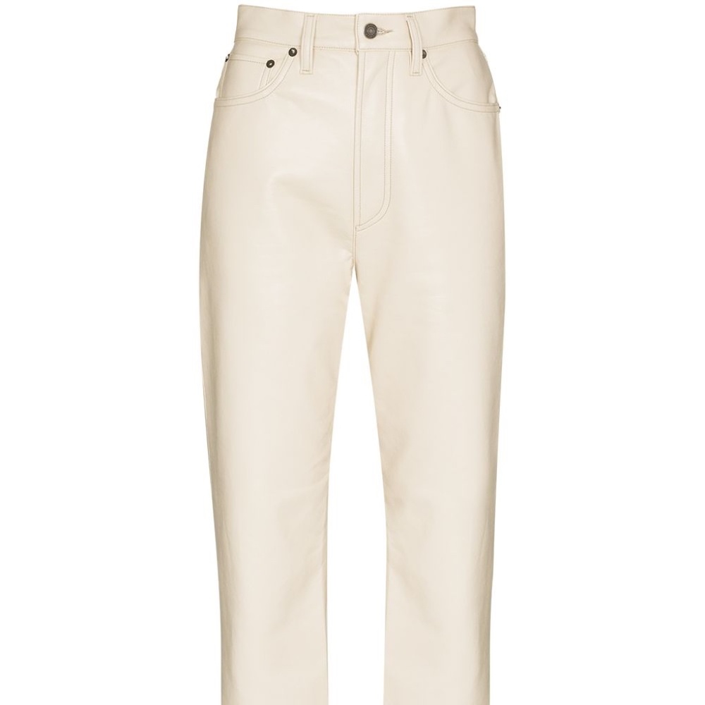 AGOLDE '90s Pinch Waist leather trousers